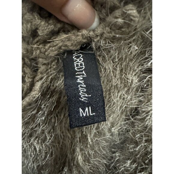 Sacred Threads Bohemian Brown Open Front Vest 100% Rayon Size M/L ( runs small) - Picture 8 of 11